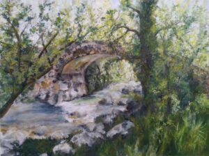 Alte Brücke in Ligurien